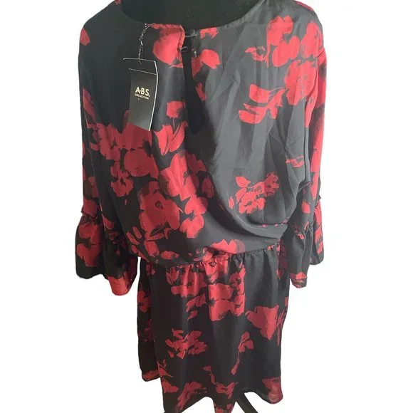 NWT ABS collection floral plus dress - Picture 1 of 5